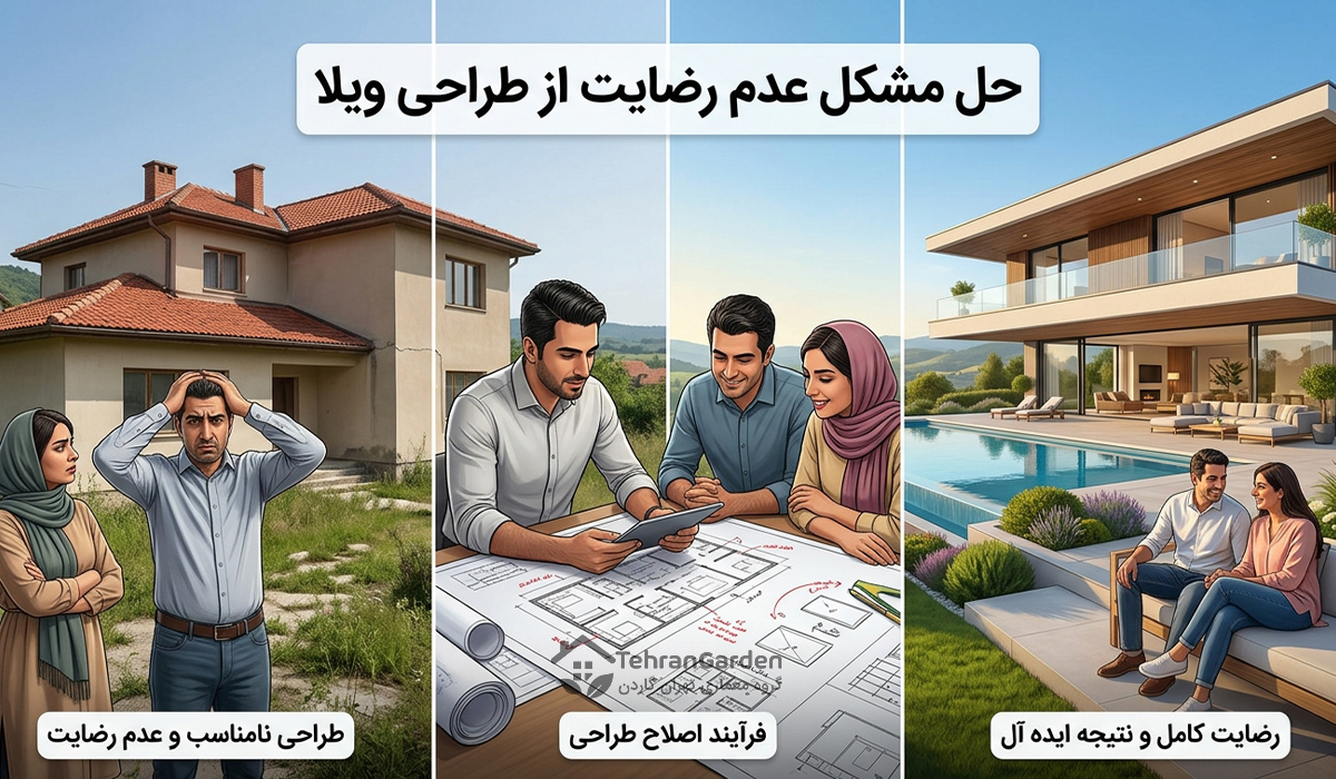 عدم رضایت از طراحی ویلا