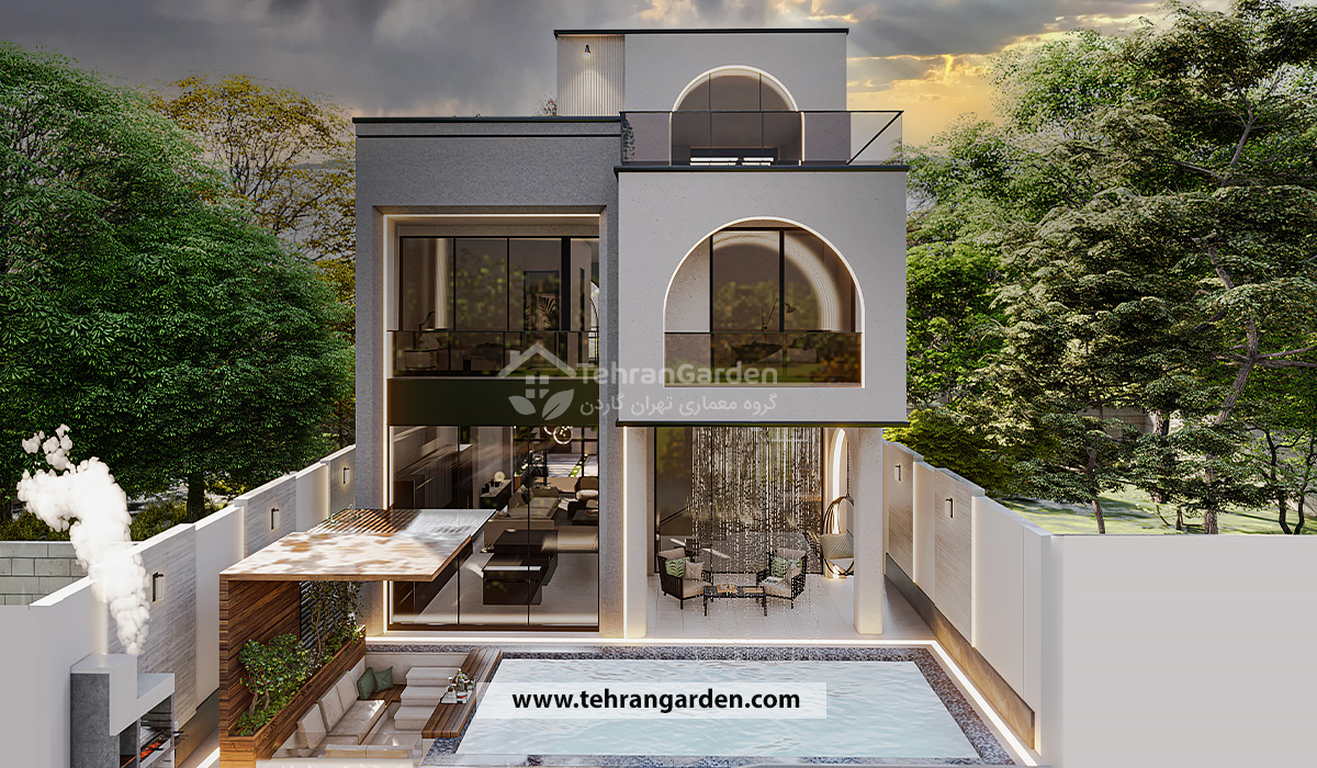 پروژه ویلا تریبلکس استخردار