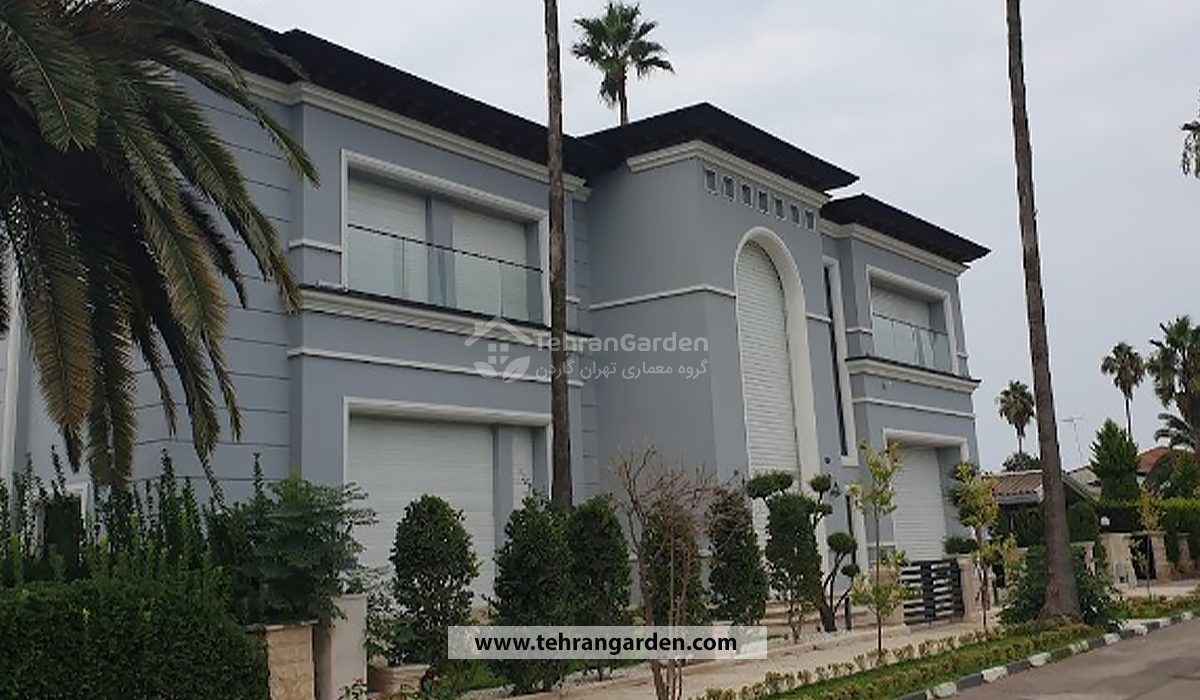 طراحی ویلا مدرن در شهرک خزرشهر