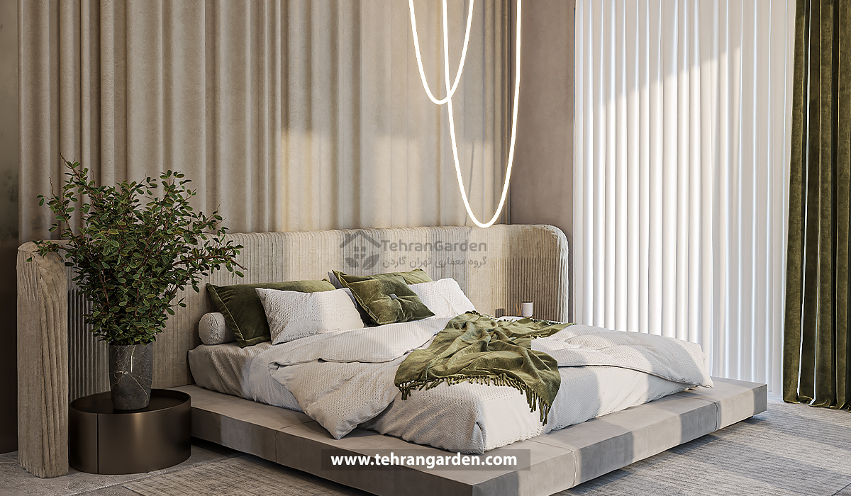 طراحی داخلی اتاق خواب مدرن