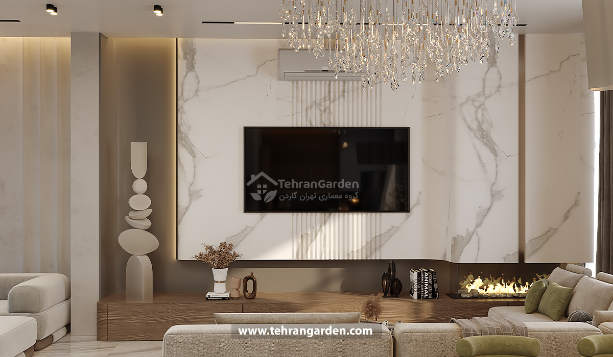 طراحی داخلی مدرن لاکچری