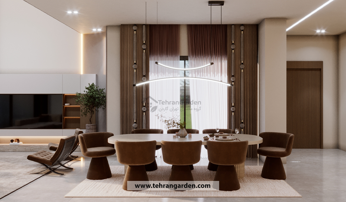 طراحی و اجرای ویلای تریبلکس