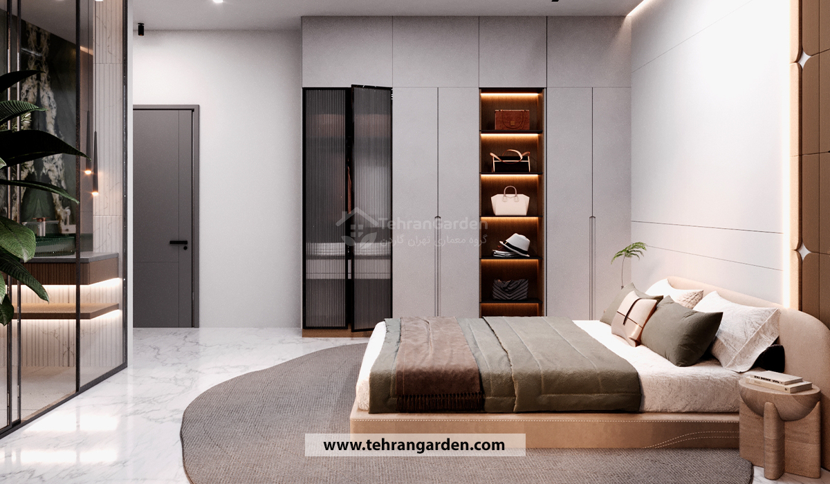 طراحی اتاق خواب مستر لاکچری