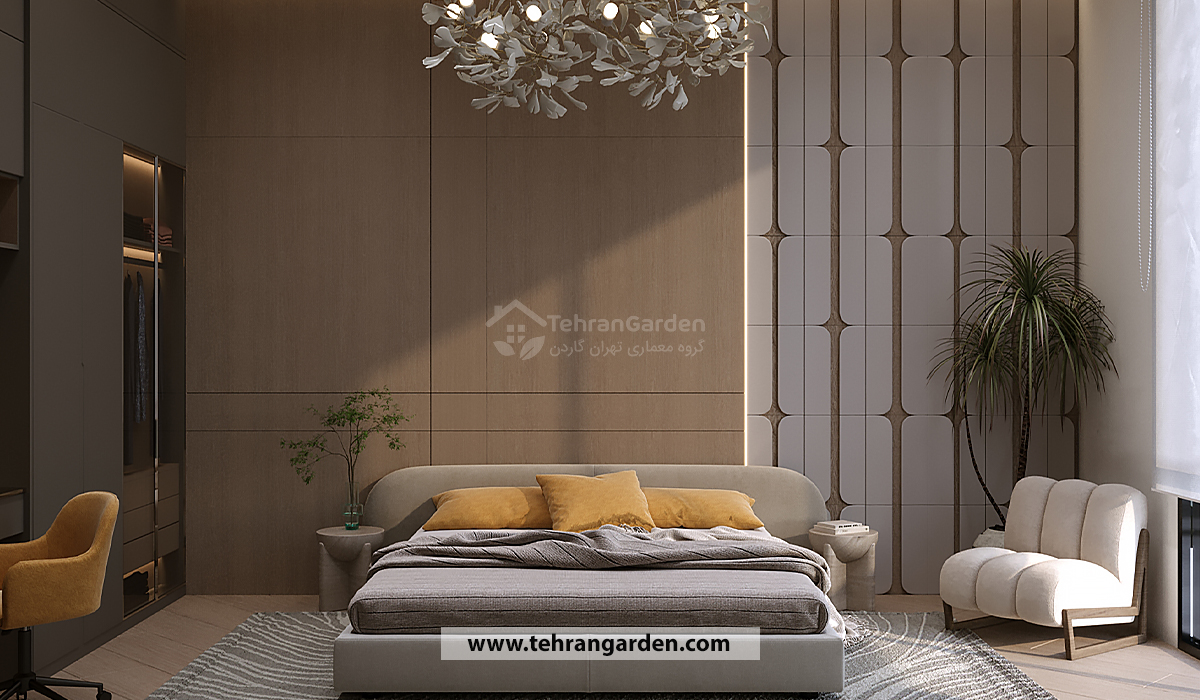 طراحی دکوراسیون اتاق خواب مستر