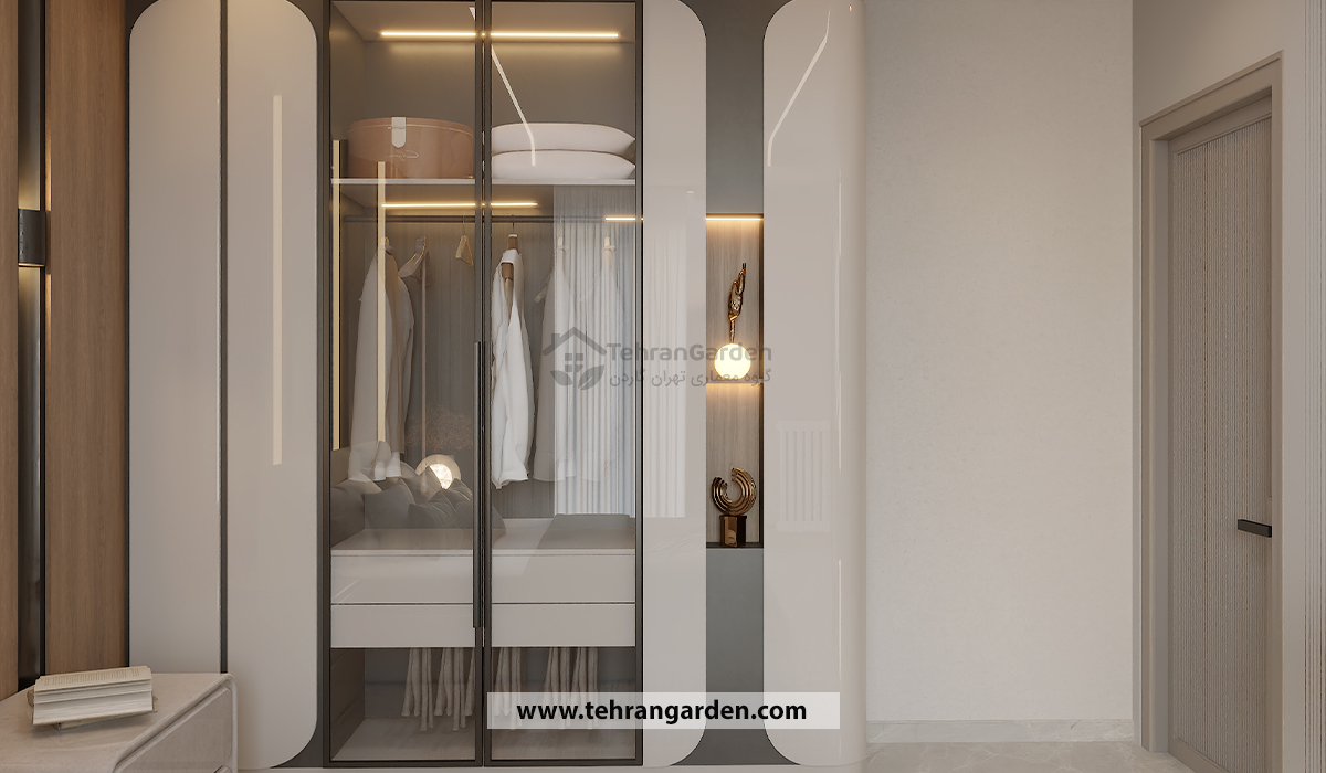 طراحی کمد دیواری خاص در اتاق مستر